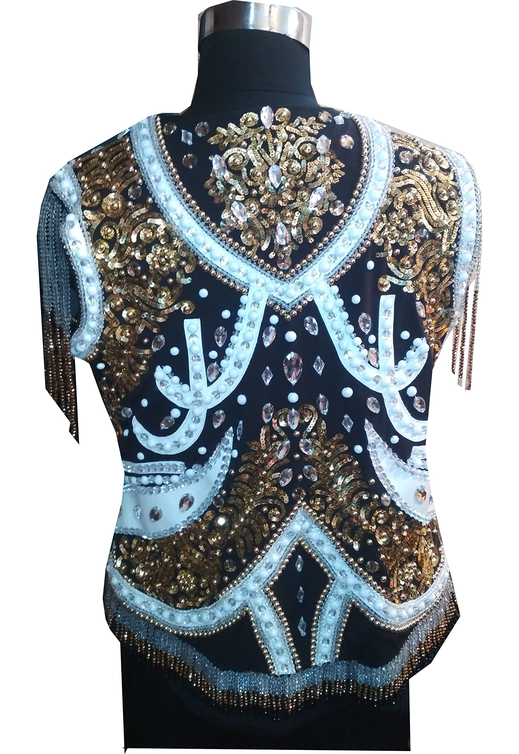 Western Showmanship Pleasure Horsemanship - Chaqueta formal de equitación para mujer con almohadilla de exhibición