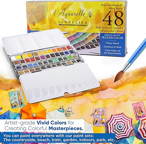 Miniatura 3 de Sennelier L'Aquarell - Reemplazos para acuarela francesa Juego