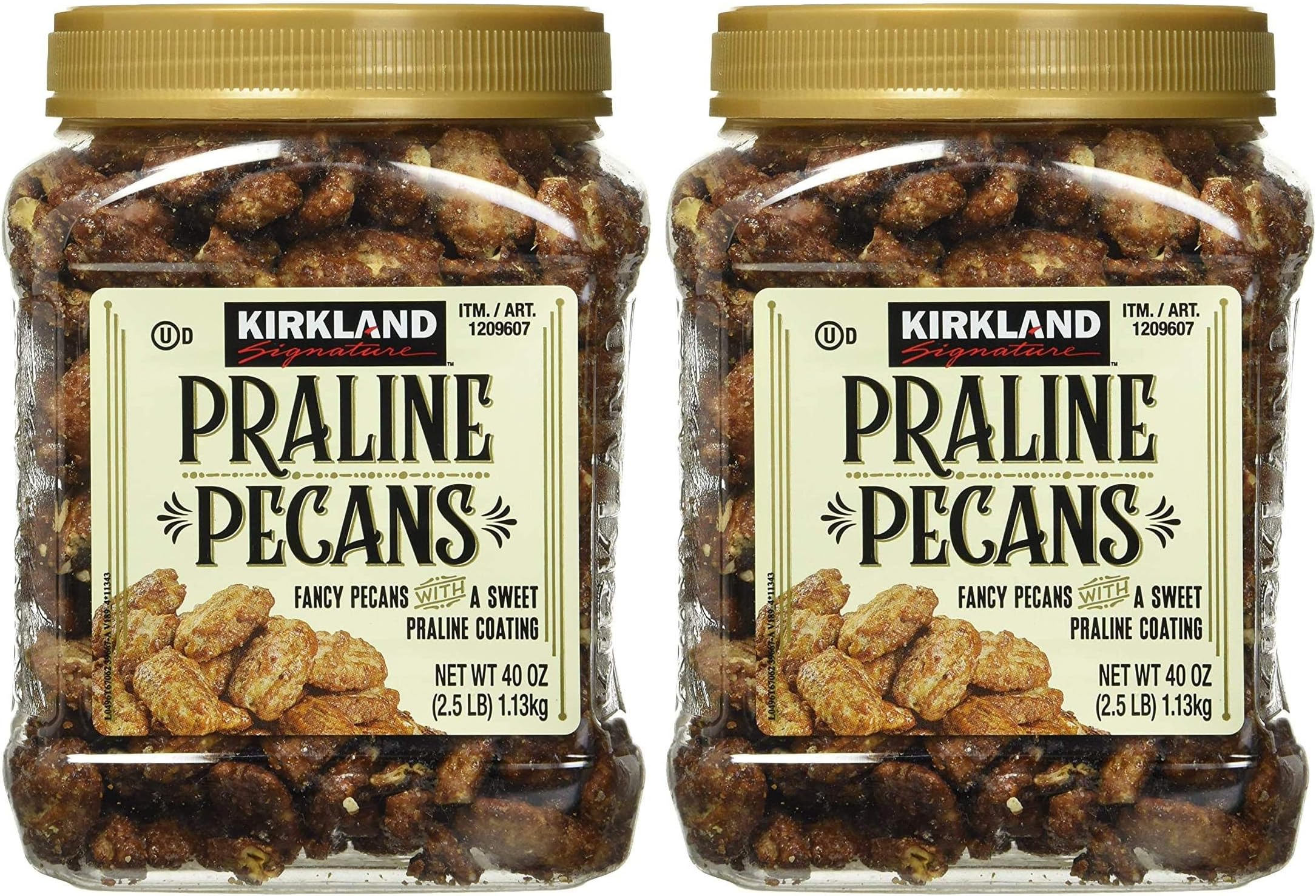 Kirkland Signature Praline Pecans, 40 oz Pack of 2