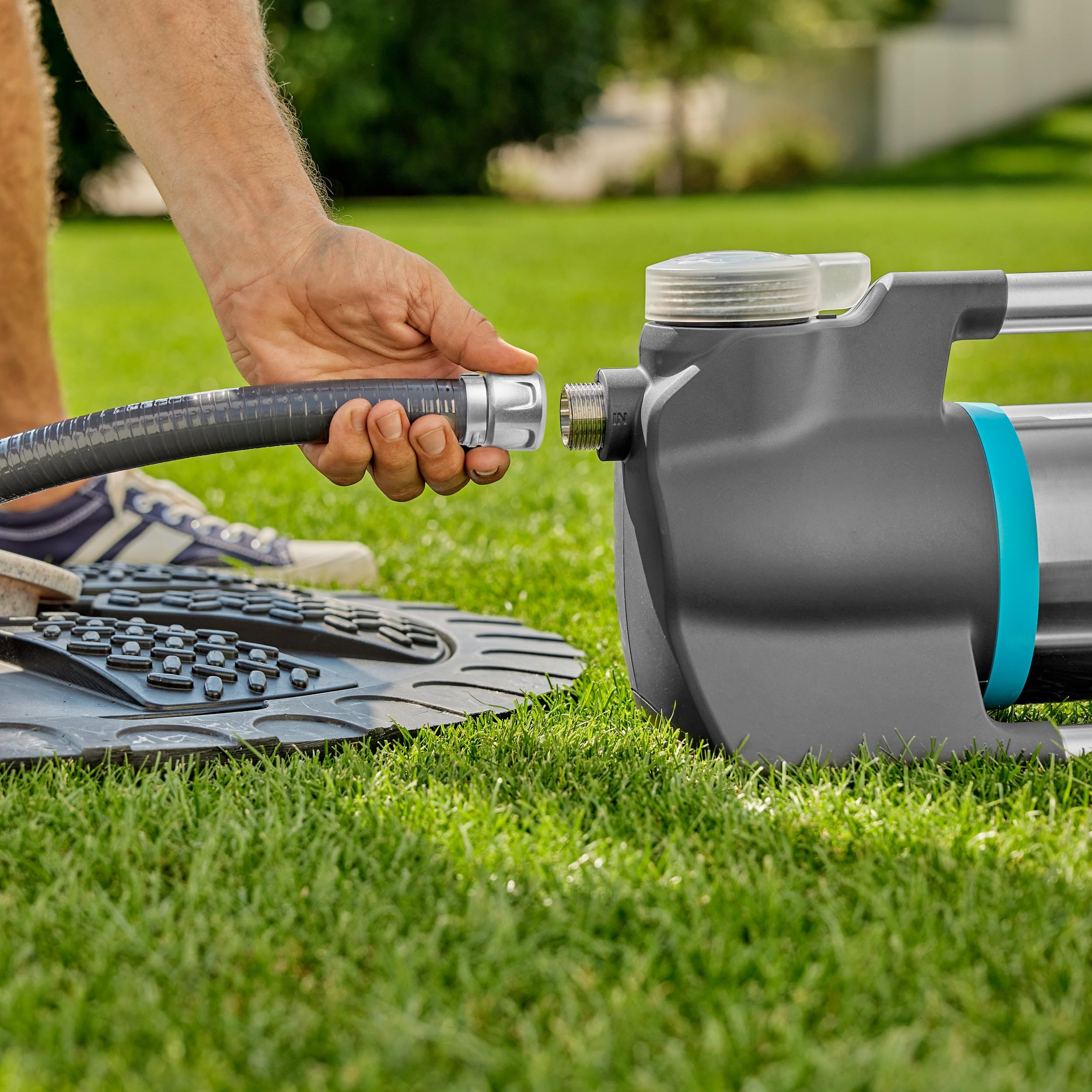 Gardena Kit d'aspiration avec tuyau d'aspiration de 7 m: raccord robuste, anti-retour, fiable et durable (09090-20)