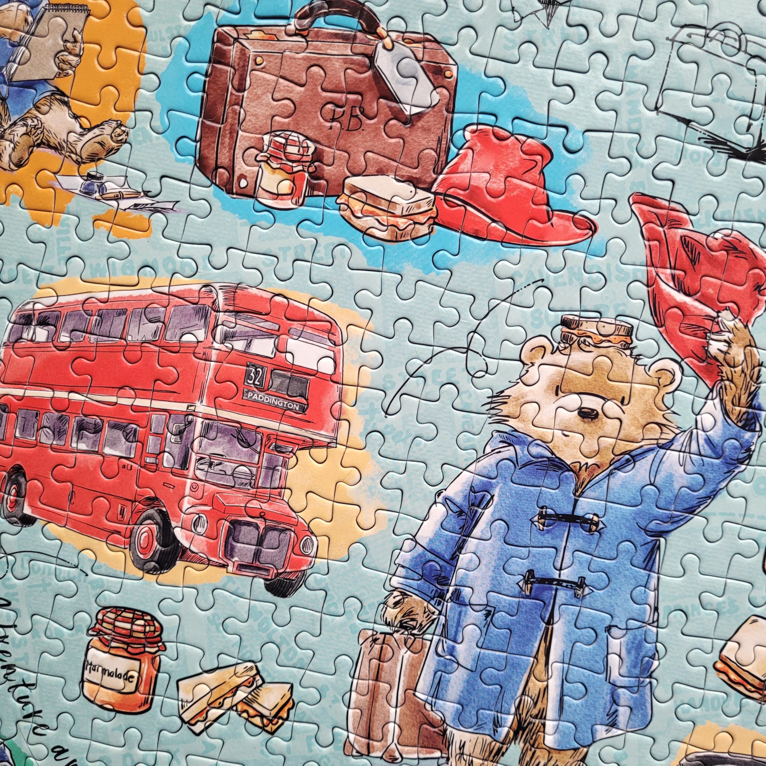 Gibsons Paddington Bear 500 Piece Jigsaw Puzzle, Classic Character Family Puzzle, Whimsical British Design - Image 4
