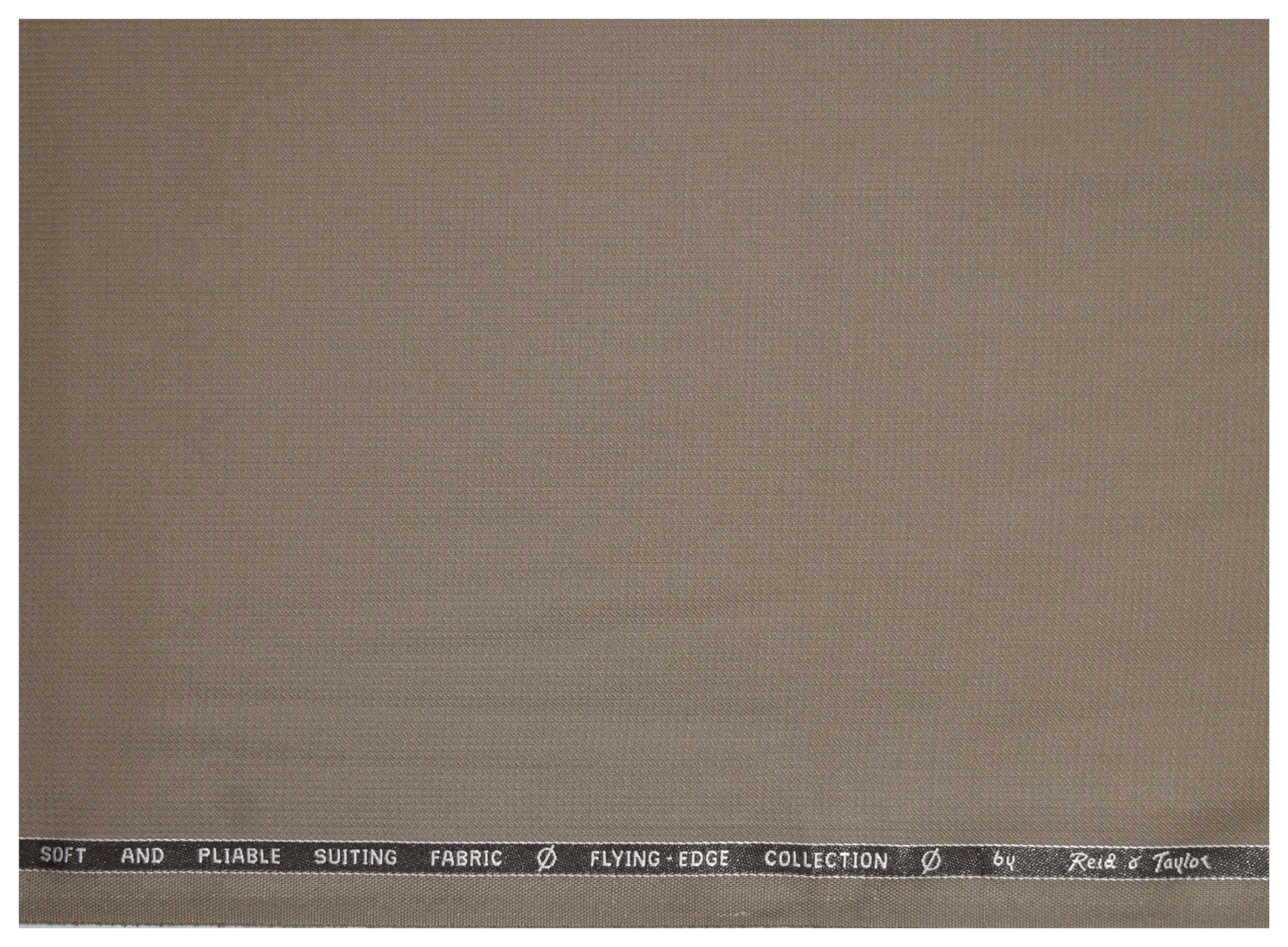 Reid & Taylor Brown Coloured Terron Rayon Unstitched Trouser Fabric - 1.25 Metres - AV1010