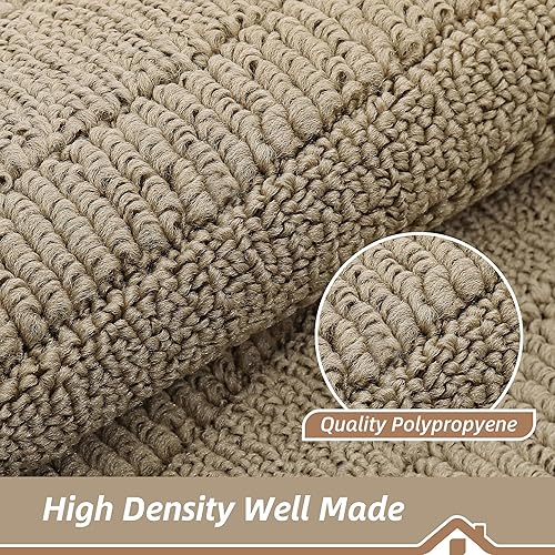 Miniatura 5 de BEQHAUSE Tapete de cocina de 24 x 36 pulgadas, tapete de cocina duradero, antideslizante, lavable, absorbente, tapete de cocina para pisos,