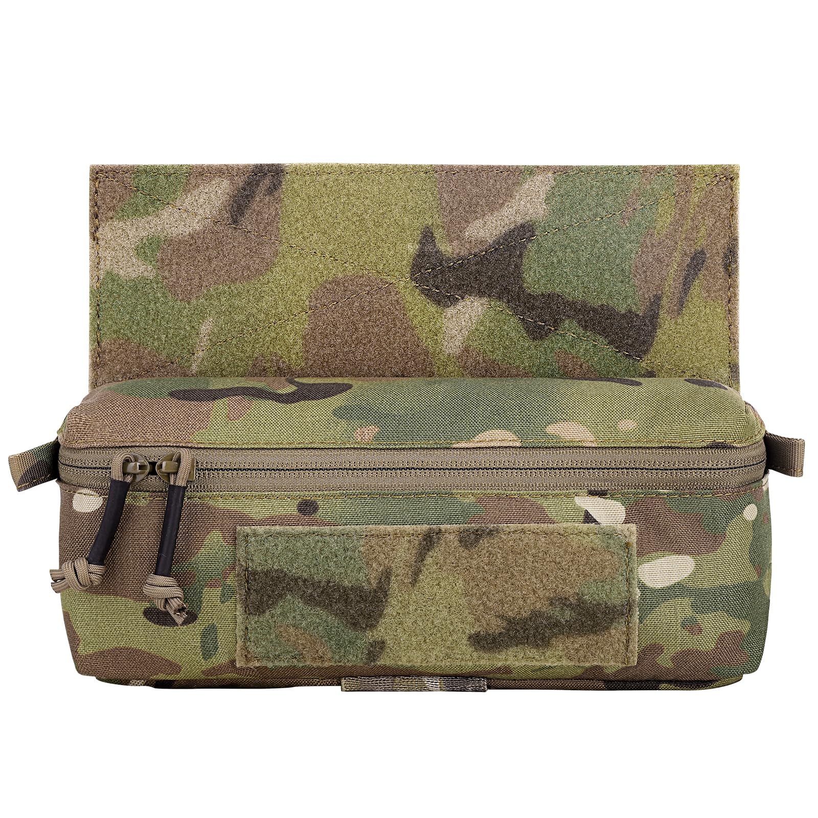 Tactical Admin Pouch Mini Dump Drop Pouch Utility Bag with Hook and Loop for JPC CPC LBT Tactical Vest