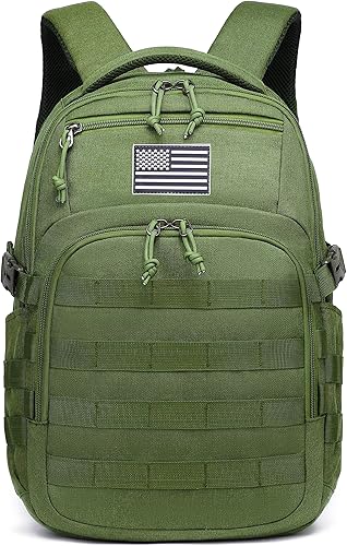 Miniatura 83 de Wotony Mochila táctica militar, mochila para hombres pequeña bolsa táctica de asalto negro