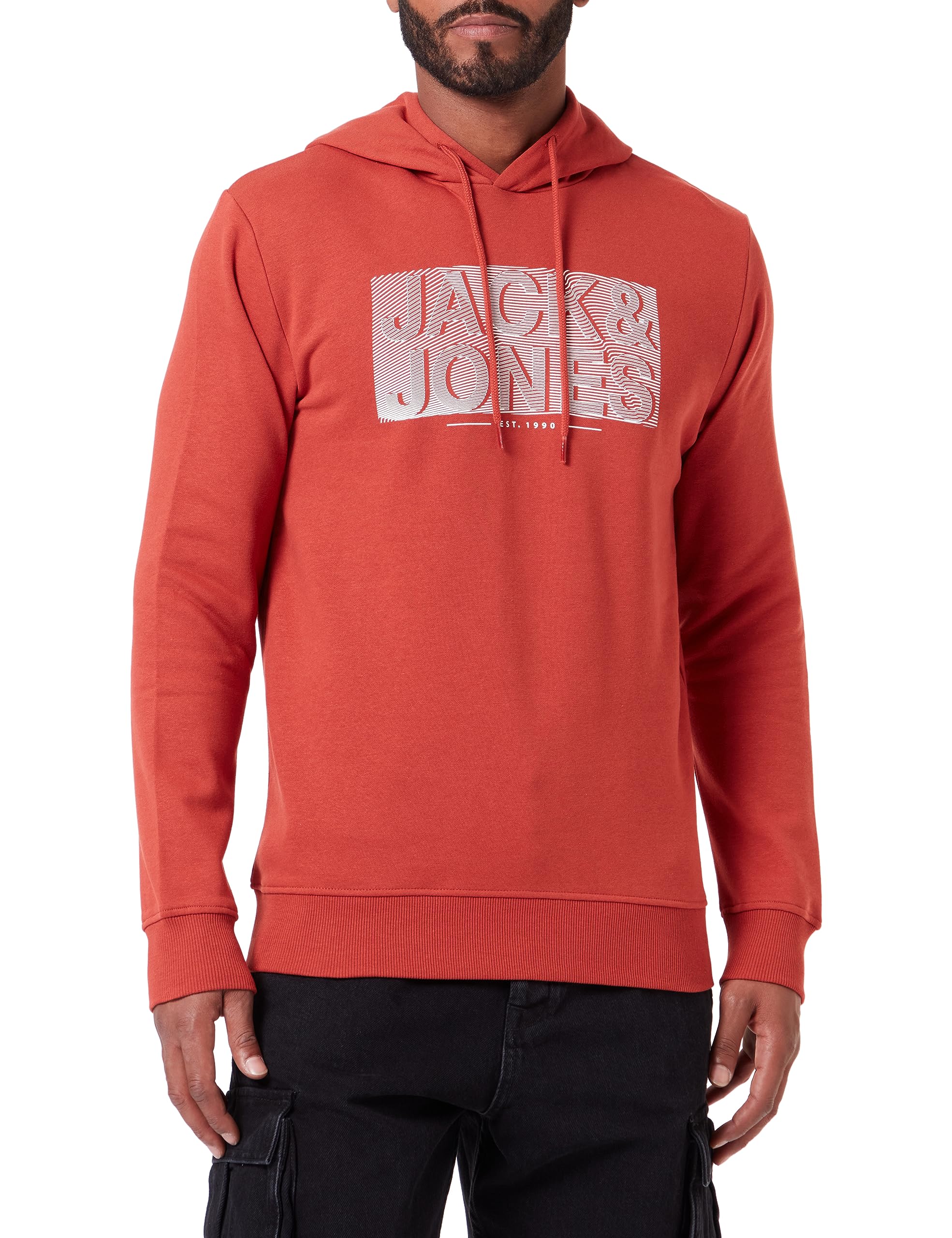 Jack & JonesMen's Jjpeter Sweat Hood Hooded Sweatshirt