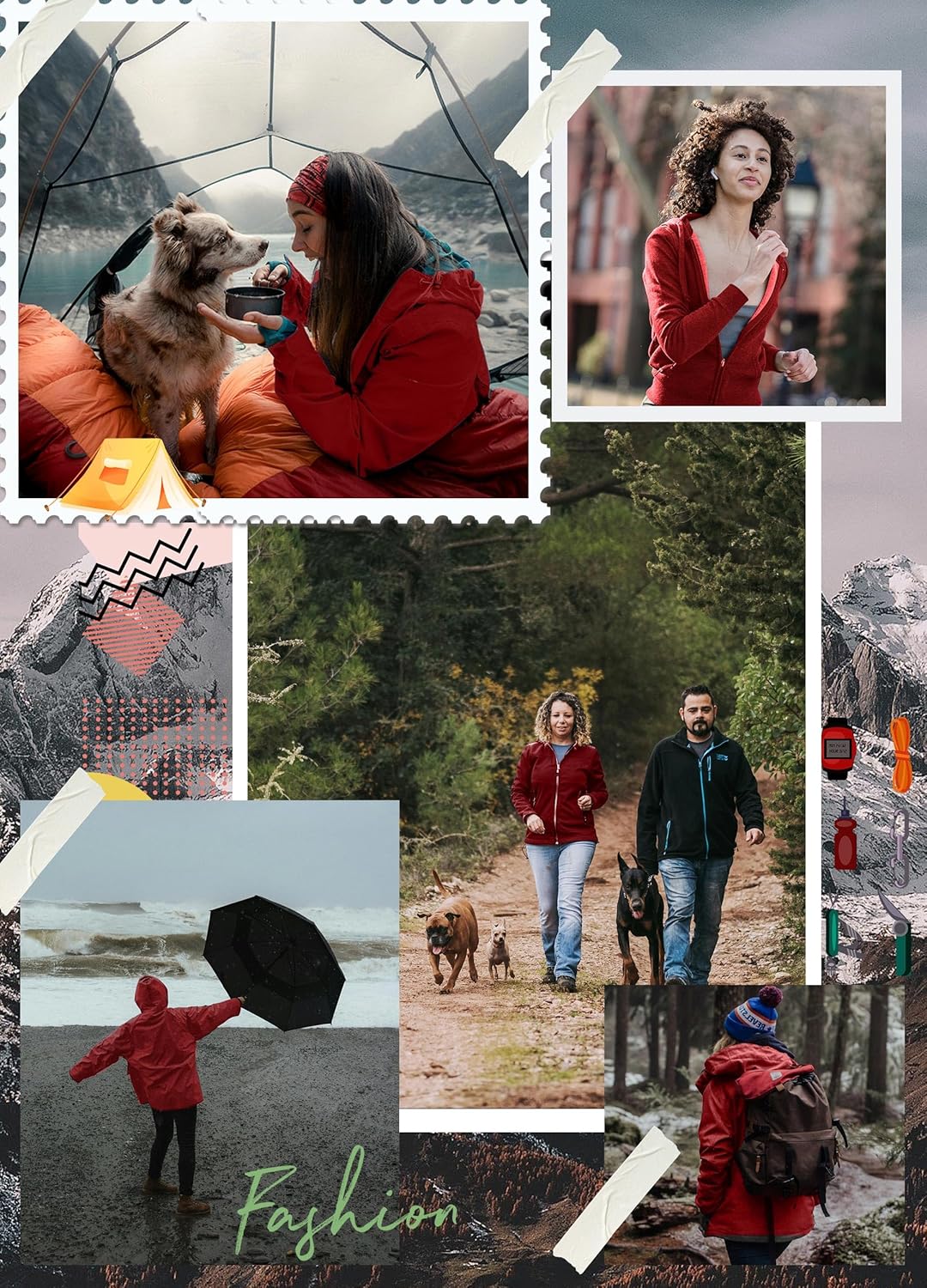 Softshell Jacket Women Fleece Lined Rain Jacket Waterproof Hood Lightweight Coat Ladies for Outdoor Hiking