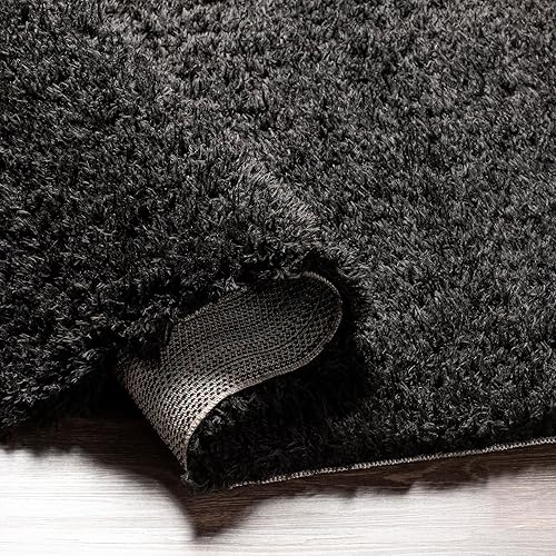 Miniatura 5 de Mark&amp;Day - Alfombras Abraham de 2 x 4 pies, alfombra de área moderna, color negro, alfombra negra para sala de estar, dormitorio o cocina (2.3 pies