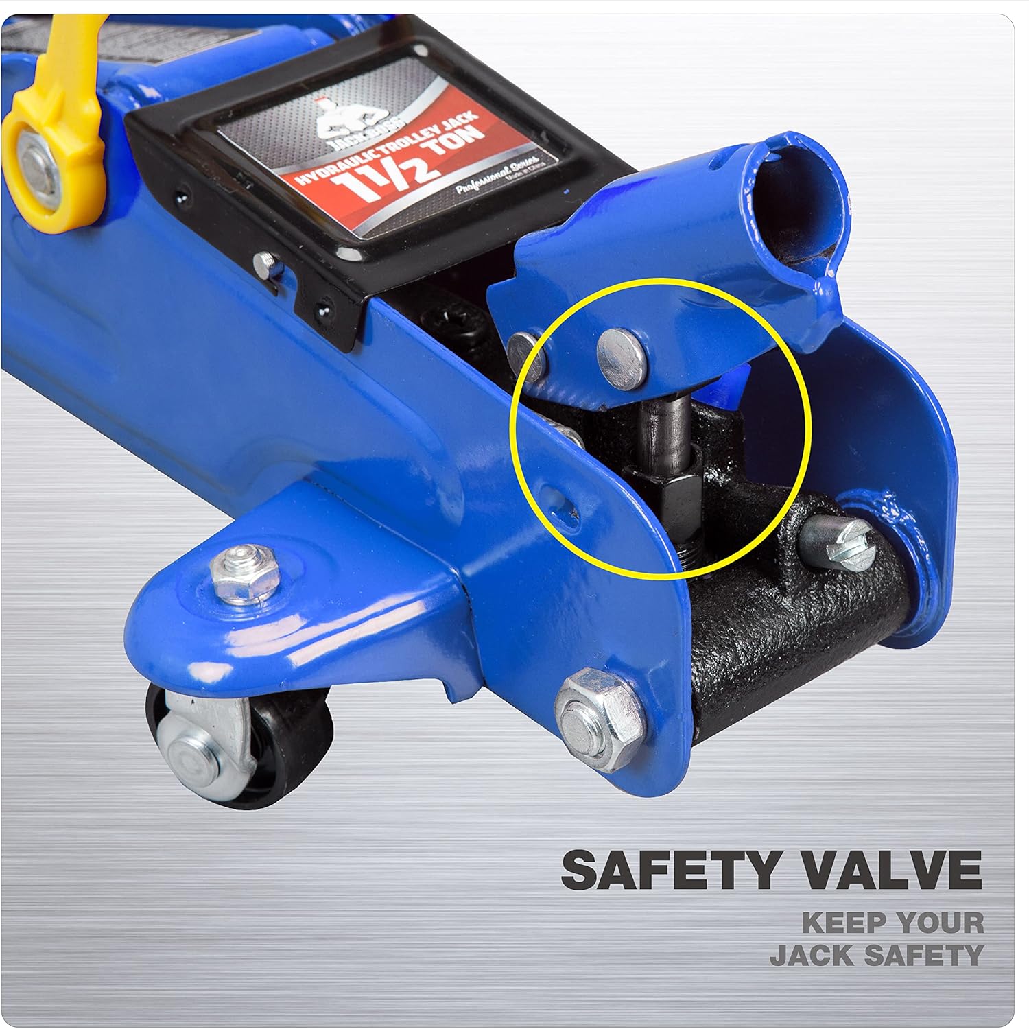 Jack Boss Hydraulic Floor Jack 1.5 Ton 3,300Lbs Heavy Duty Car Lift Portable Trolley Jack 360 Degree for Cars Automotive Sedans … : Automotive