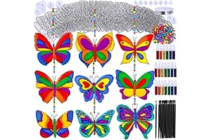 Winlyn Paint Your Own Personalized Decor Sticker Window Clings: 27 Bright Colored...