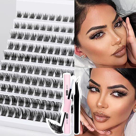 DIY Lash Extension Kit 120 Pcs Lash Clusters Natural