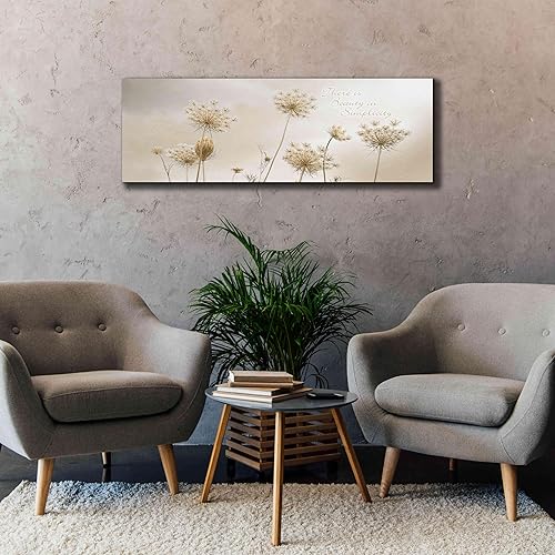 Miniatura 10 de Epic Graffiti "There is Beauty in Simplicity" por Lori Deiter, arte de pared en lienzo, 24 x 12 pulgadas