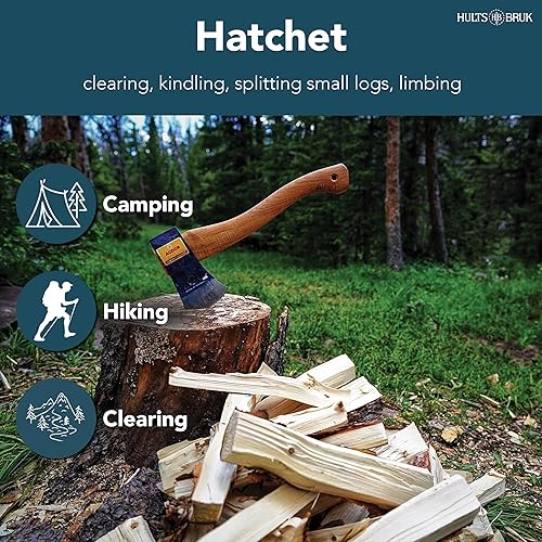 Miniatura 3 de Hults Bruk 840021 Agdor - Hacha de mano de 15-1.25 libras, mango de 15 pulgadas