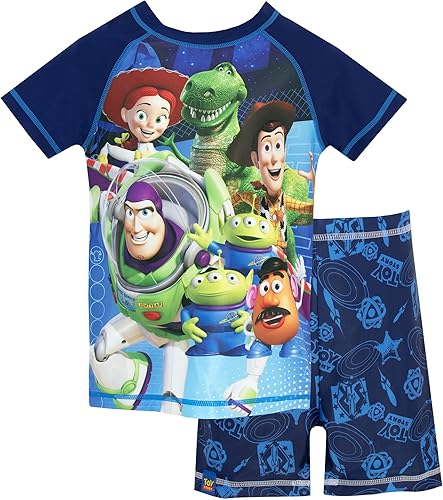 Disney Conjunto de natación de dos piezas Toy Story para niños