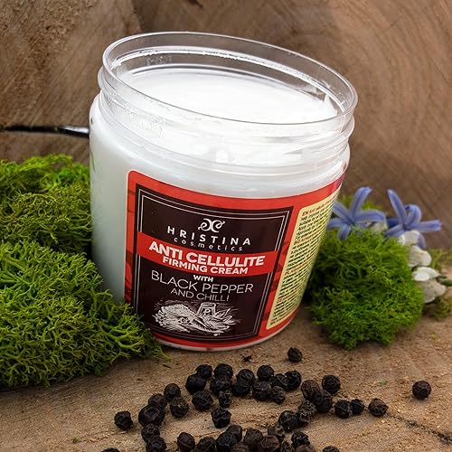 Miniatura 8 de Crema anticelulítica con pimienta negra, removedor de celulitis, reafirmante y aprieta el cuerpo, perfecta para tratamiento anticelulítico, masaje