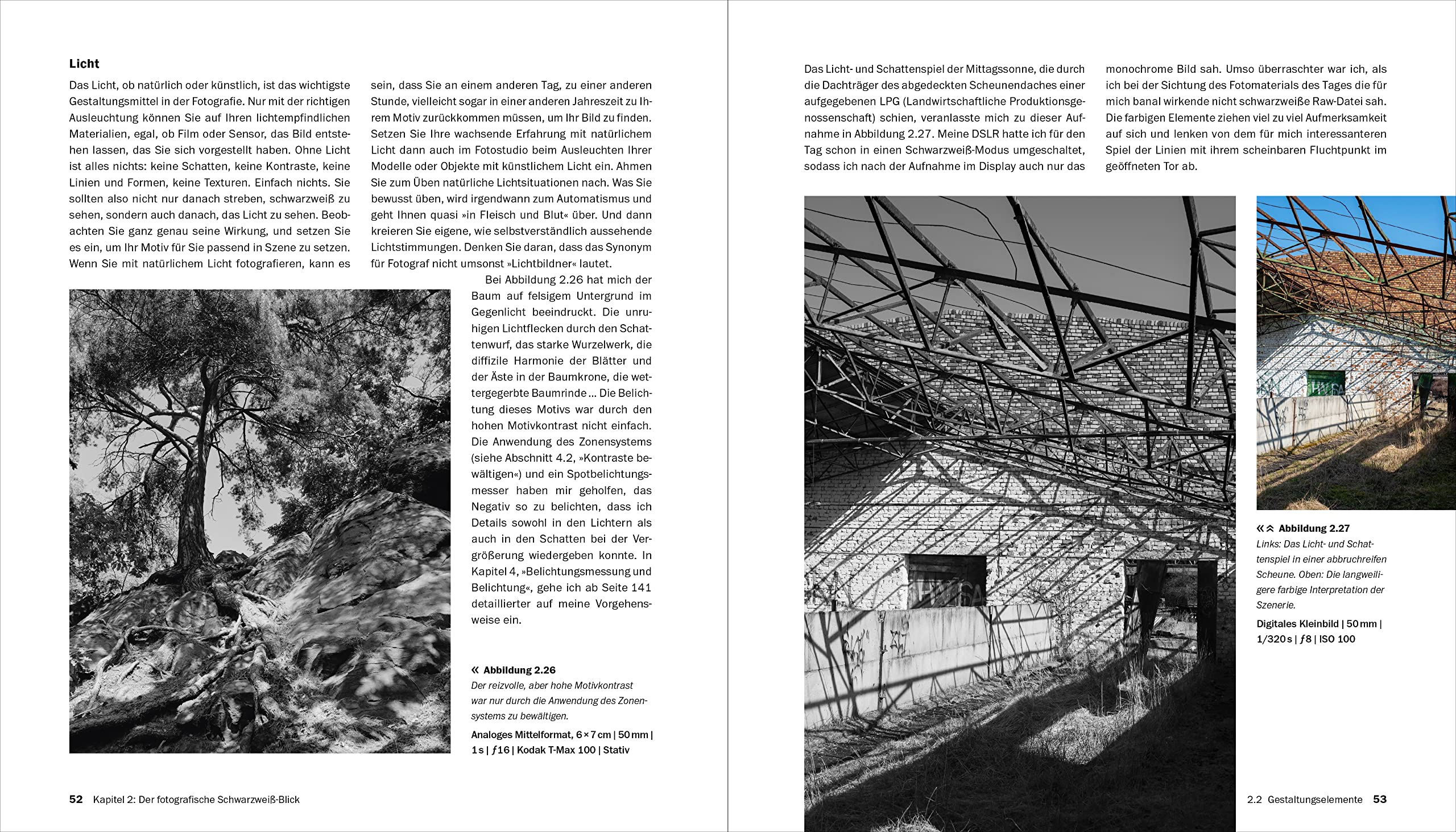 Schwarzweiß-Fotografie: Praxiswissen zu monochromen Bildern. Digital, analog und hybrid