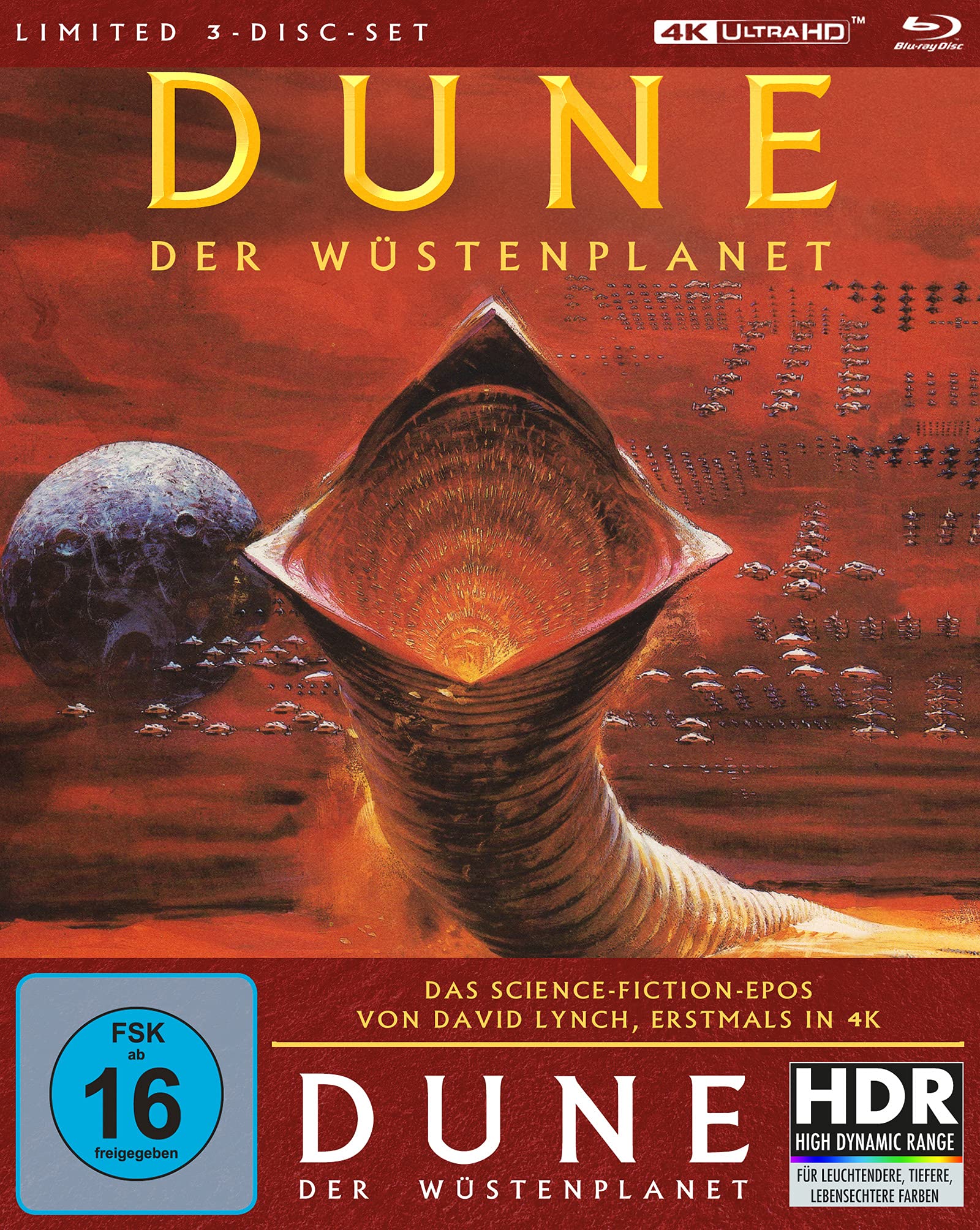 Dune - Der Wüstenplanet (Mediabook A, 4K-UHD + 2 Blu-rays) (exklusiv bei Amazon.de)