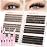 Lash Clusters Kit 30D-100D Wispy Eyelash Extension Kit 474pcs Individual Lashes 8-16MM Cluster Eyelash Extensions DIY Lash Extension Kit D-Curly Eyelash Clusters with Lash Bond and Seal Lash Tweezers