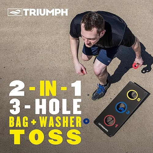 Miniatura 2 de Triumph Sport Combo 2 en 1 con 3 orificios para lanzar bolsas y arandelas, M