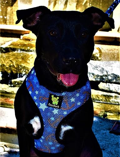 Miniatura 10 de EcoBark Arnés para perro de máxima comodidad diseño sin tirones y que evita estrangulamiento, lujoso chaleco acolchado, respetuoso con el medio