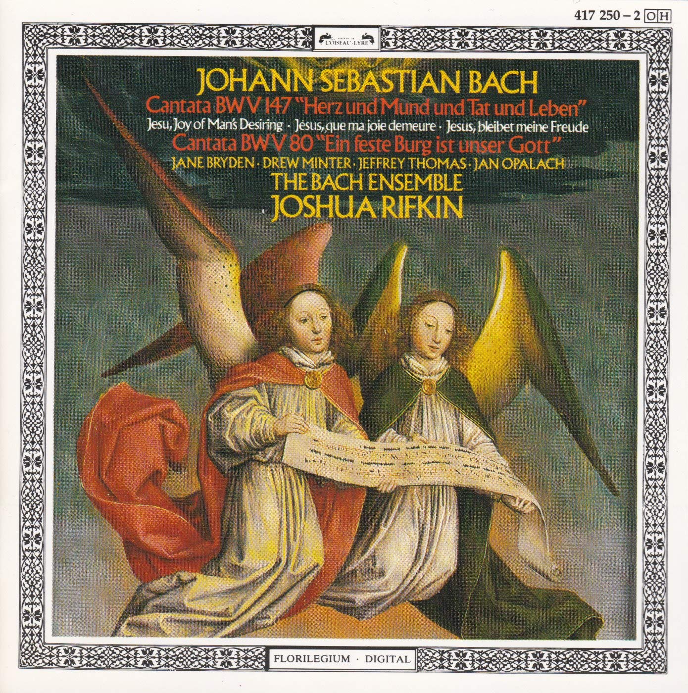 Cantatas 80 & 147 [Audio CD] Bach, J.S.; Rifkin and Bach Ensemble