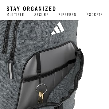 adidas Primetime Large Backpack for School, Gym and Travel, 41L