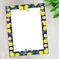 Vista 3 de Membrete con forma de gota de limón Cosco