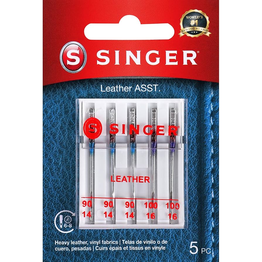 Amazon.com: SINGER Leather Sewing Machine Needles, Size 90