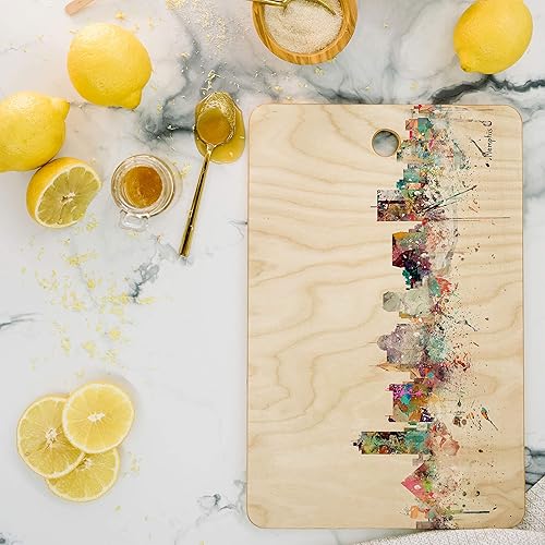 Miniatura 2 de Society6 Bri Buckley Memphis Tennessee Skyline Tabla de cortar, rectangular