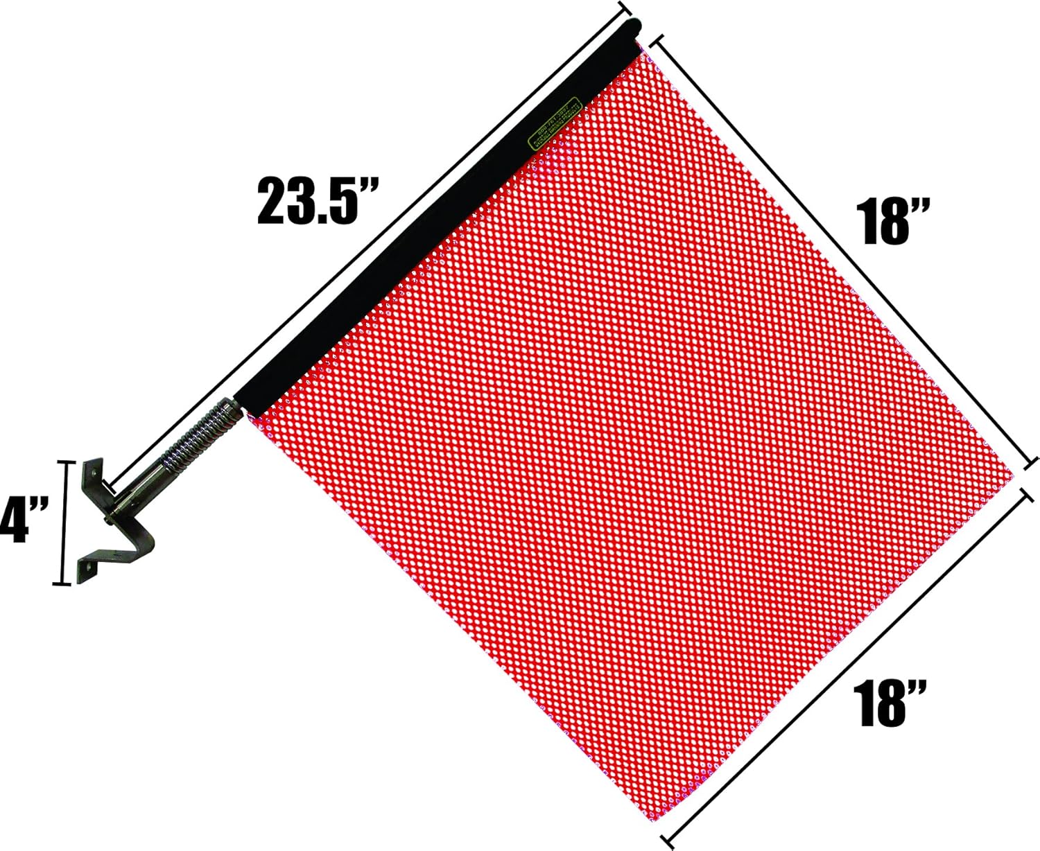 Oversize Warning Products - Quickmount Warning Flag (Red)