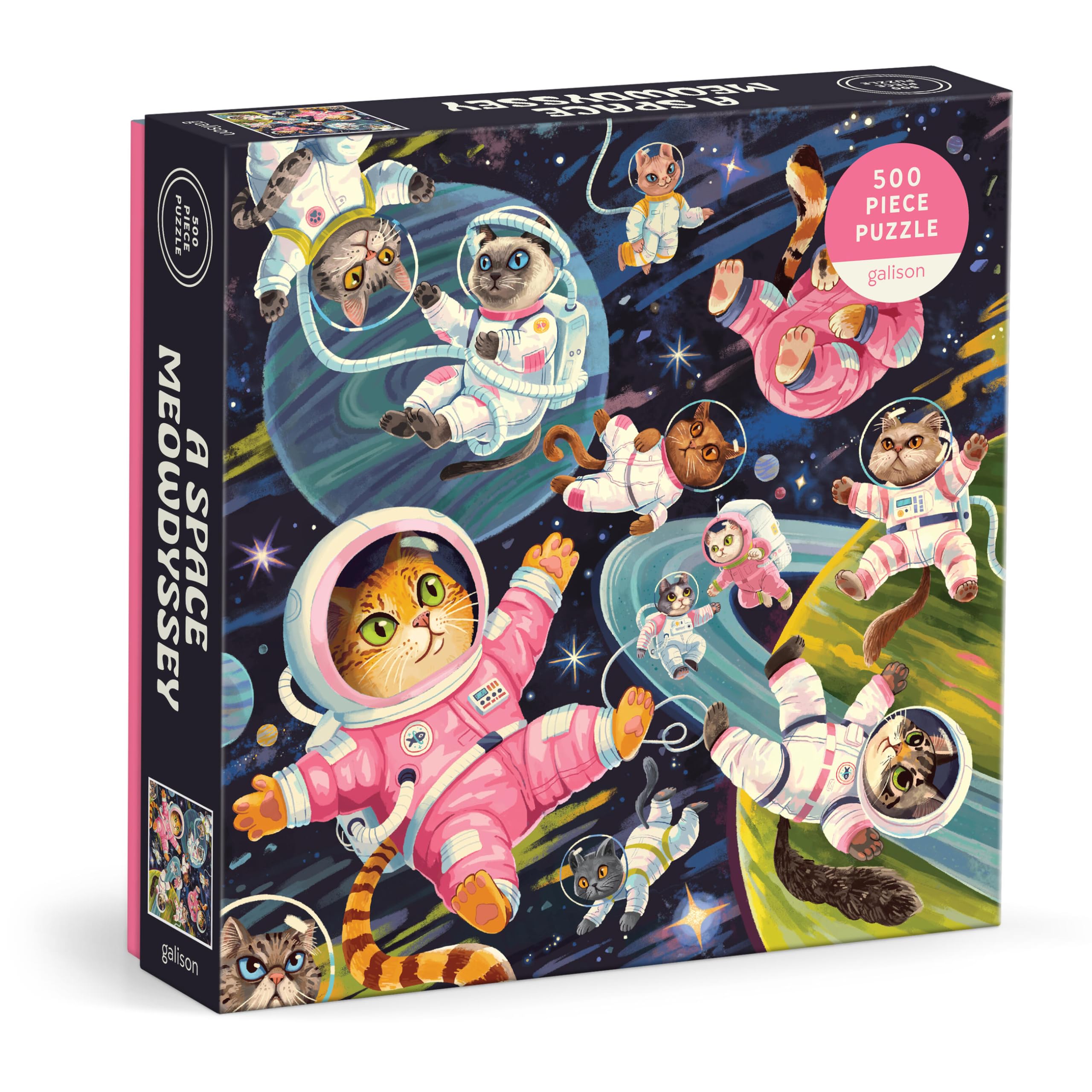 A Space Meowdyssey 500 Piece Jigsaw Puzzle for Adults