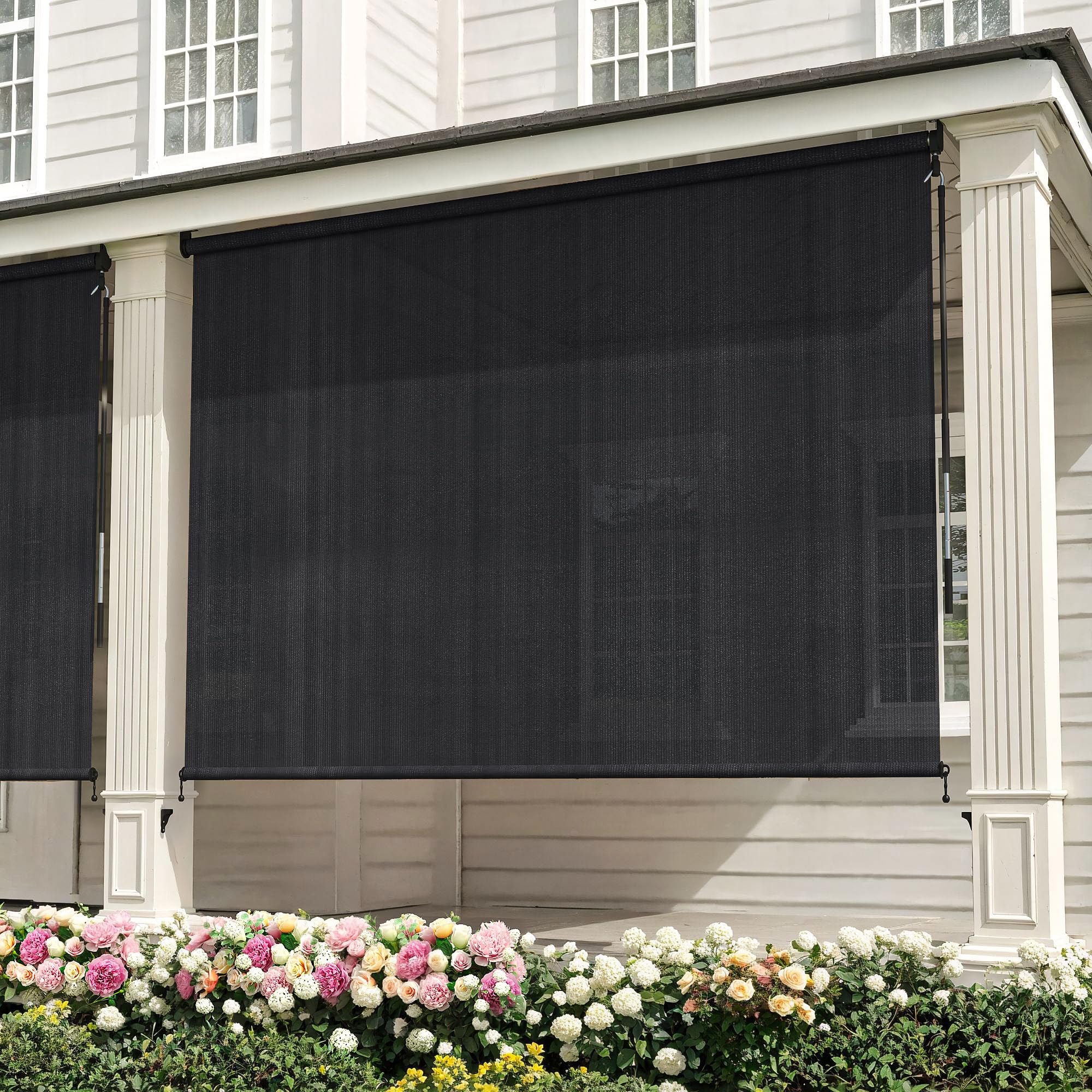 Amazon.com : VICLLAX Outdoor Cordless Roller Shade 10' W x 8' H