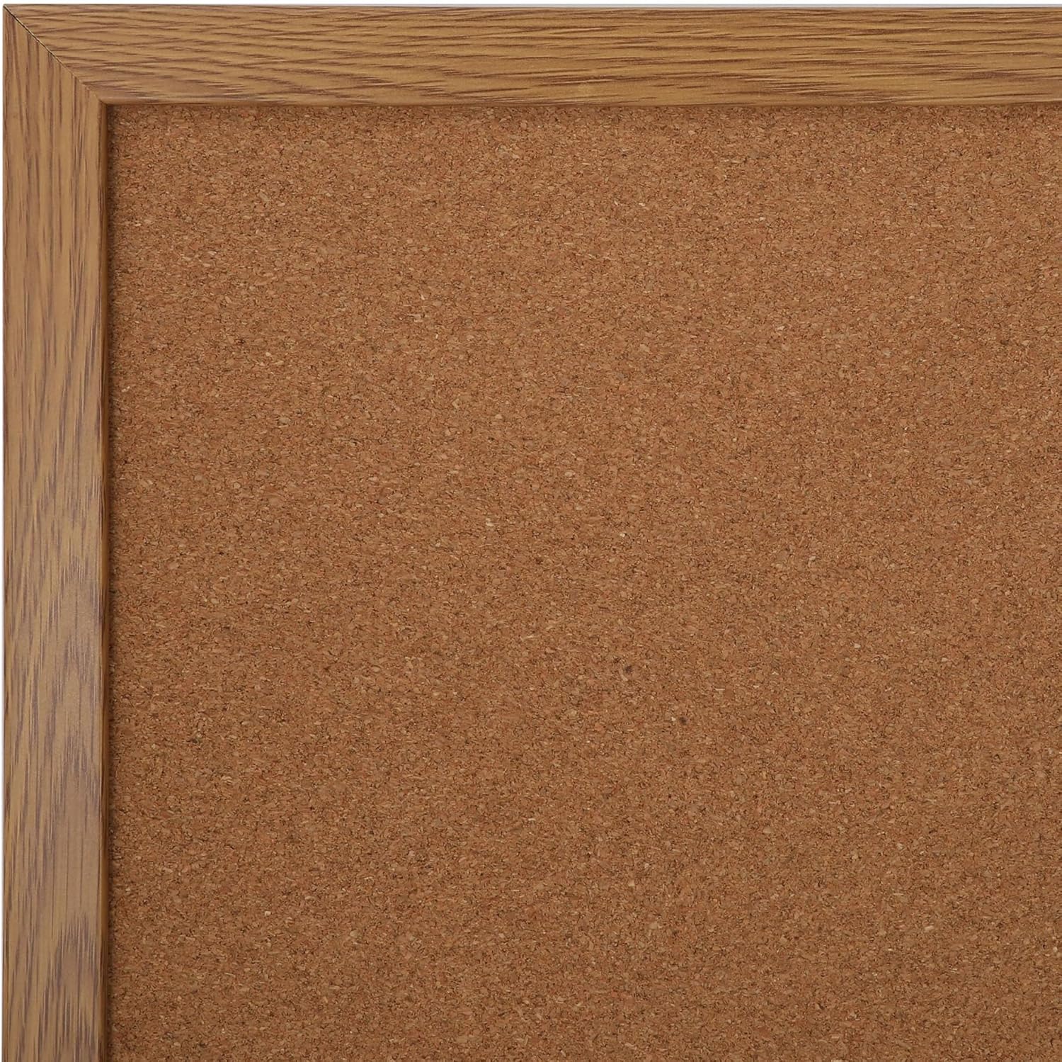 Office Depot® Brand Cork Bulletin Board, 24" x 36", Wood Frame With Oak Finish