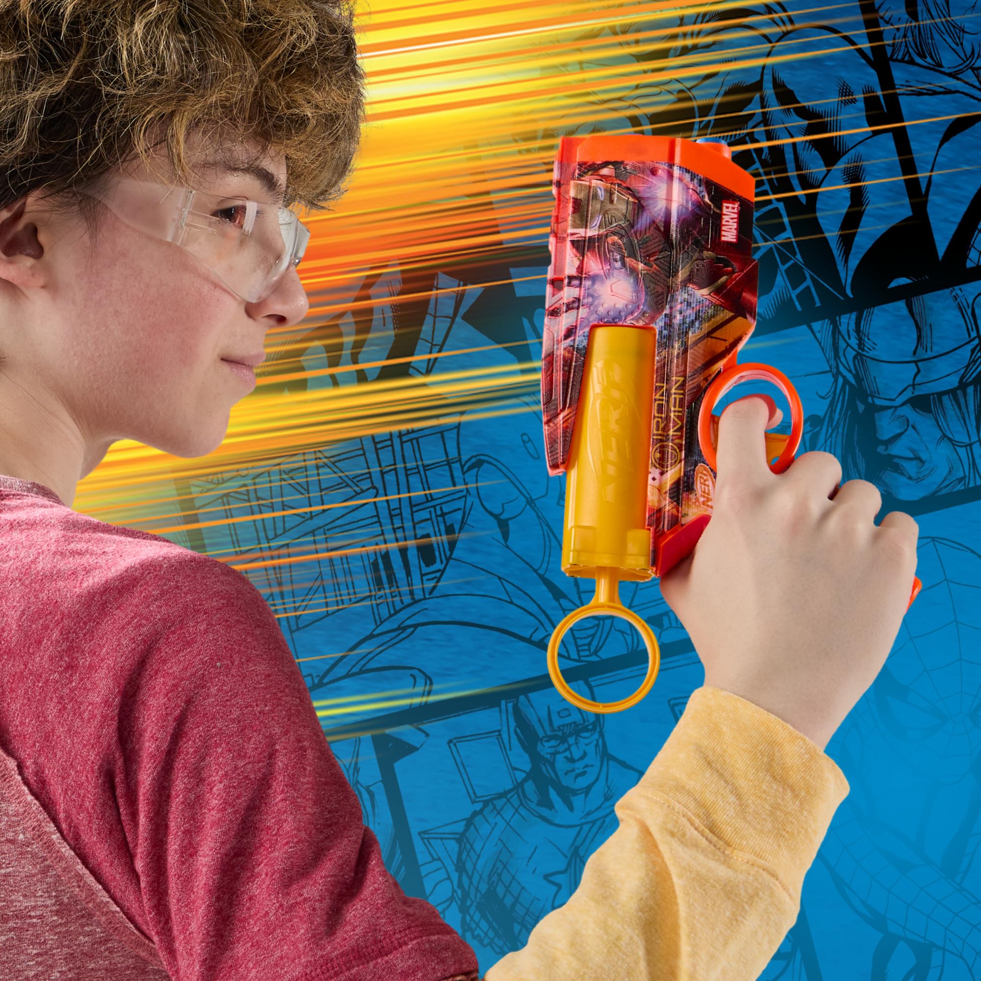 Nerf Marvel Iron Man, blaster a dardi e dardi N1