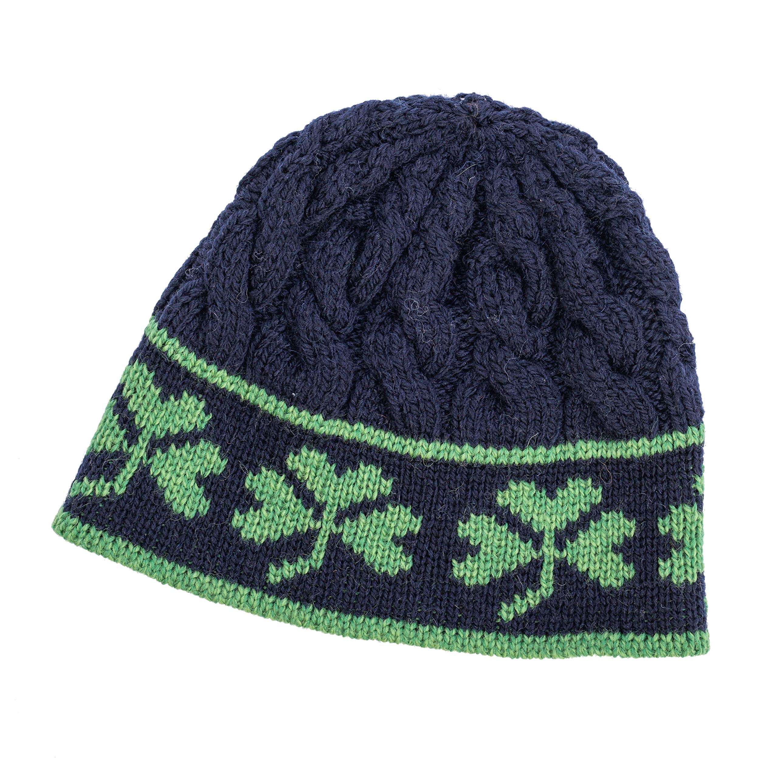 SAOL - 100% lana merinos - cappello irlandese a maglia a treccia - Beanie per uomo