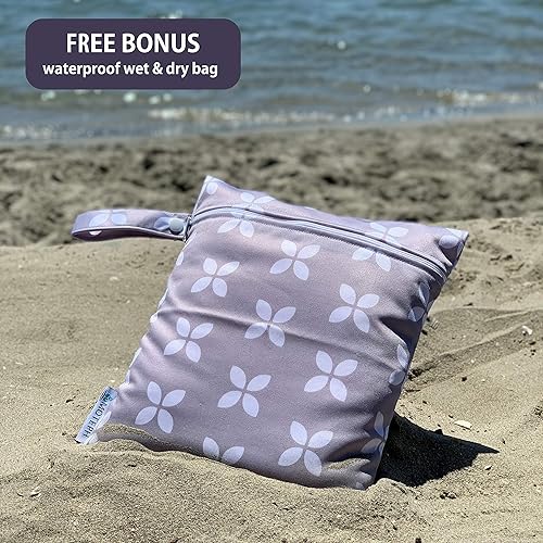 Miniatura 8 de Moteph Organizador de pañales  Organizador de pañales con tapa y cambiador, organizador de pañales para automóvil, cesta grande de almacenamiento de