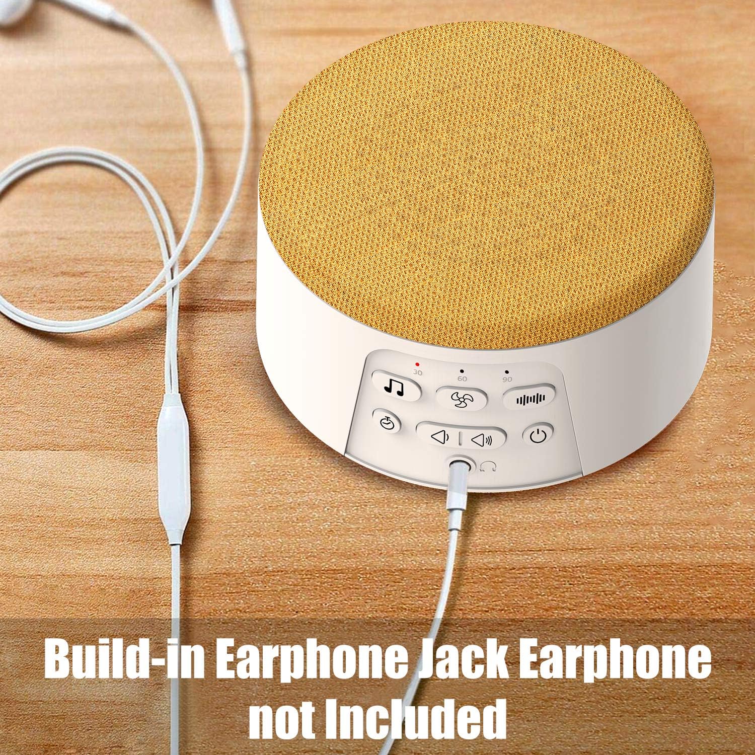 White Noise Machine, Sound Machine for Sleeping & Relaxation, Sleep Sound Machine with 29 HiFi Soothing Nature Sound, Timer Memory Funtion, Volume Control, Sleep Sound Therapy for Baby Adults
