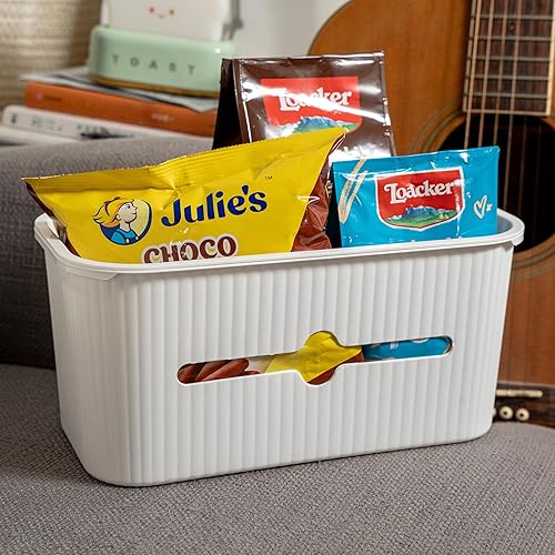 Vista 7 de Caja de almacenamiento para mesita de noche, organizador de pañales para cama de niños, cuna, corral, corralito, dormitorio del bebé, artículos