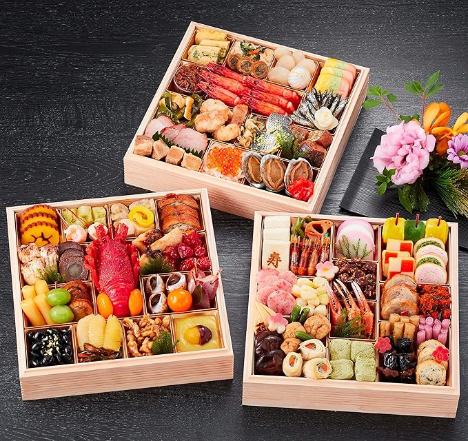 Amazon 京都 しょうざん おせち料理 22 紙屋川 特大8 5寸 三段重 72品 盛り付け済み 冷凍おせち 4人前 お届け日 12月30日 美食サークル おせち 通販