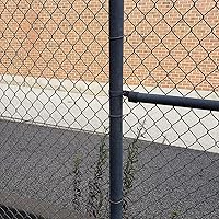 Vista 6 de 1 1/4 "Aluminio Cadena Link Fence Rail End Cup