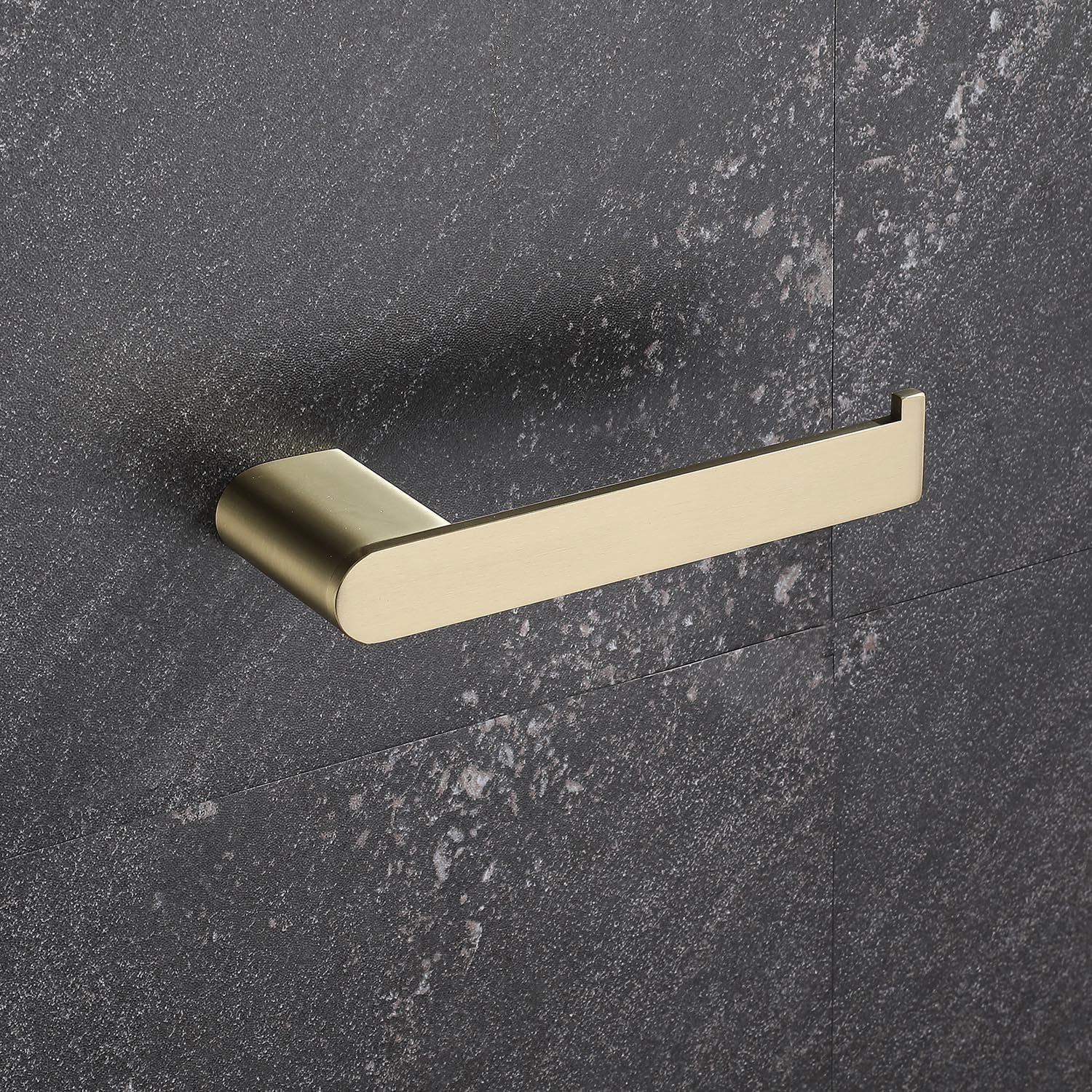 5-Piece Brushed Gold Stainless Steel Bathroom Hardware Set for Bathroom, Toilet, Kitchen