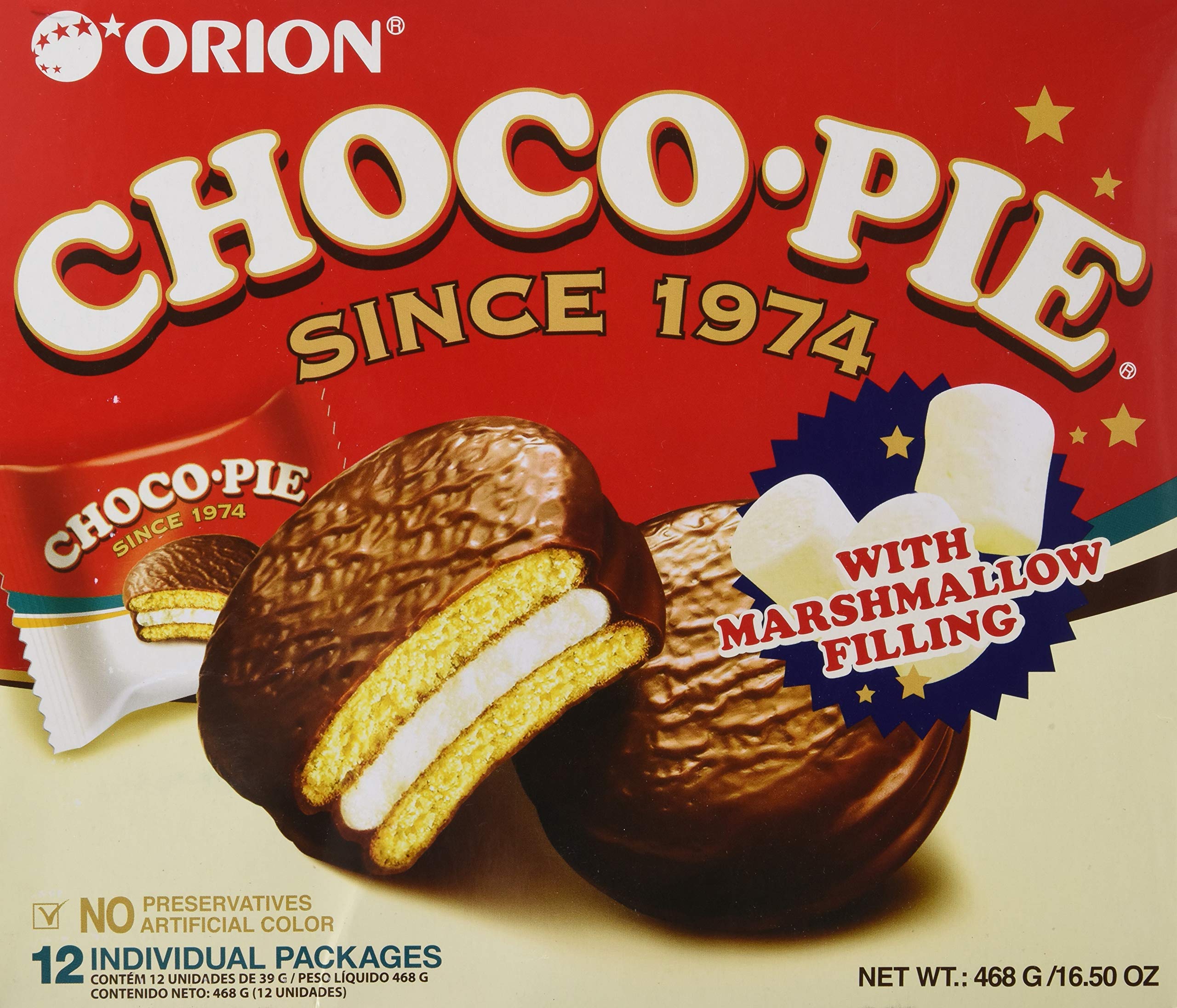 ダーツ chocopie Orion OS86819S Choco Pie, 468-Gram : Amazon.ca: Grocery & Gourmet Food