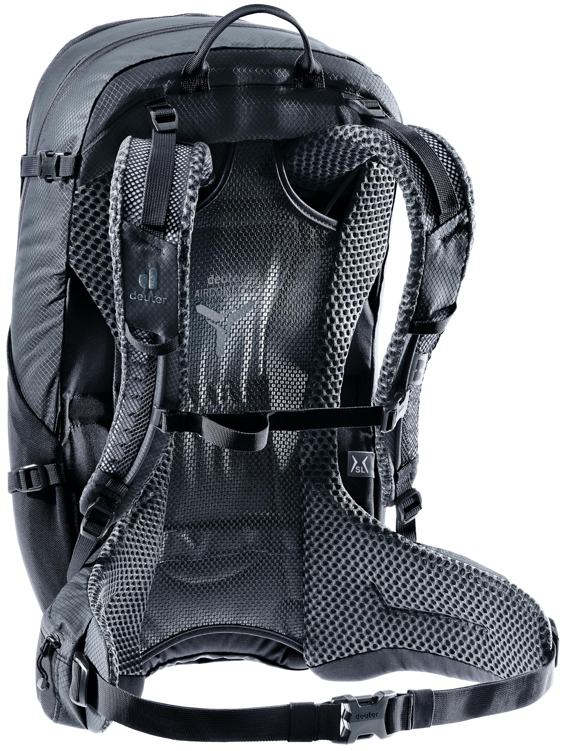 deuter Futura 25 SL Zaino da trekking da donna con schienale in rete e copertura antipioggia
