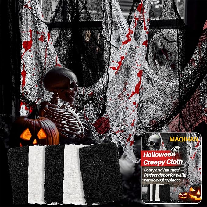Creepy Cloth Cream Colour Halloween Decoration