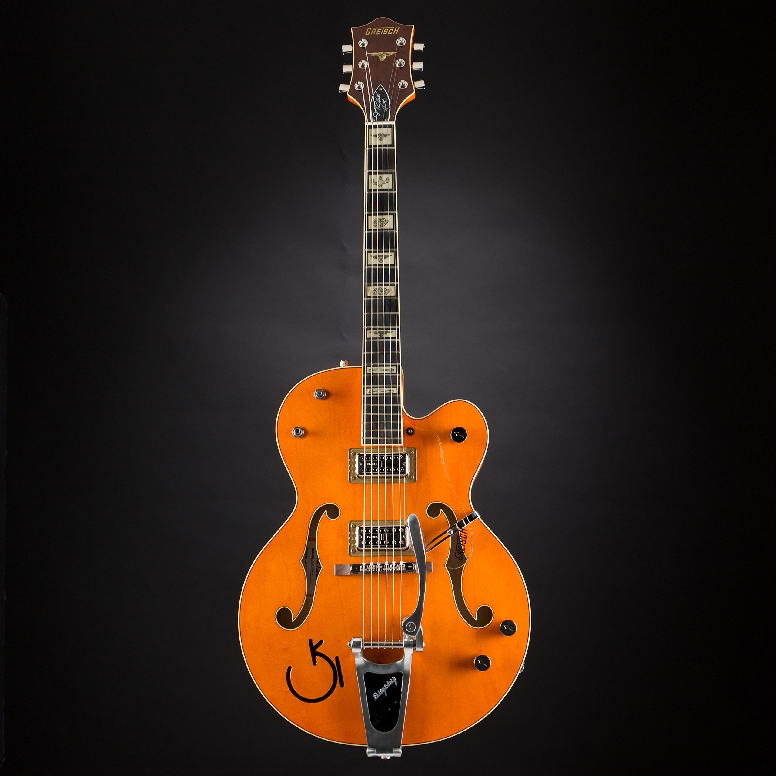 Gretsch G6120RHH Reverend Horton Heat Orange Stain Lacquer - Halbakustik Custom Gitarre