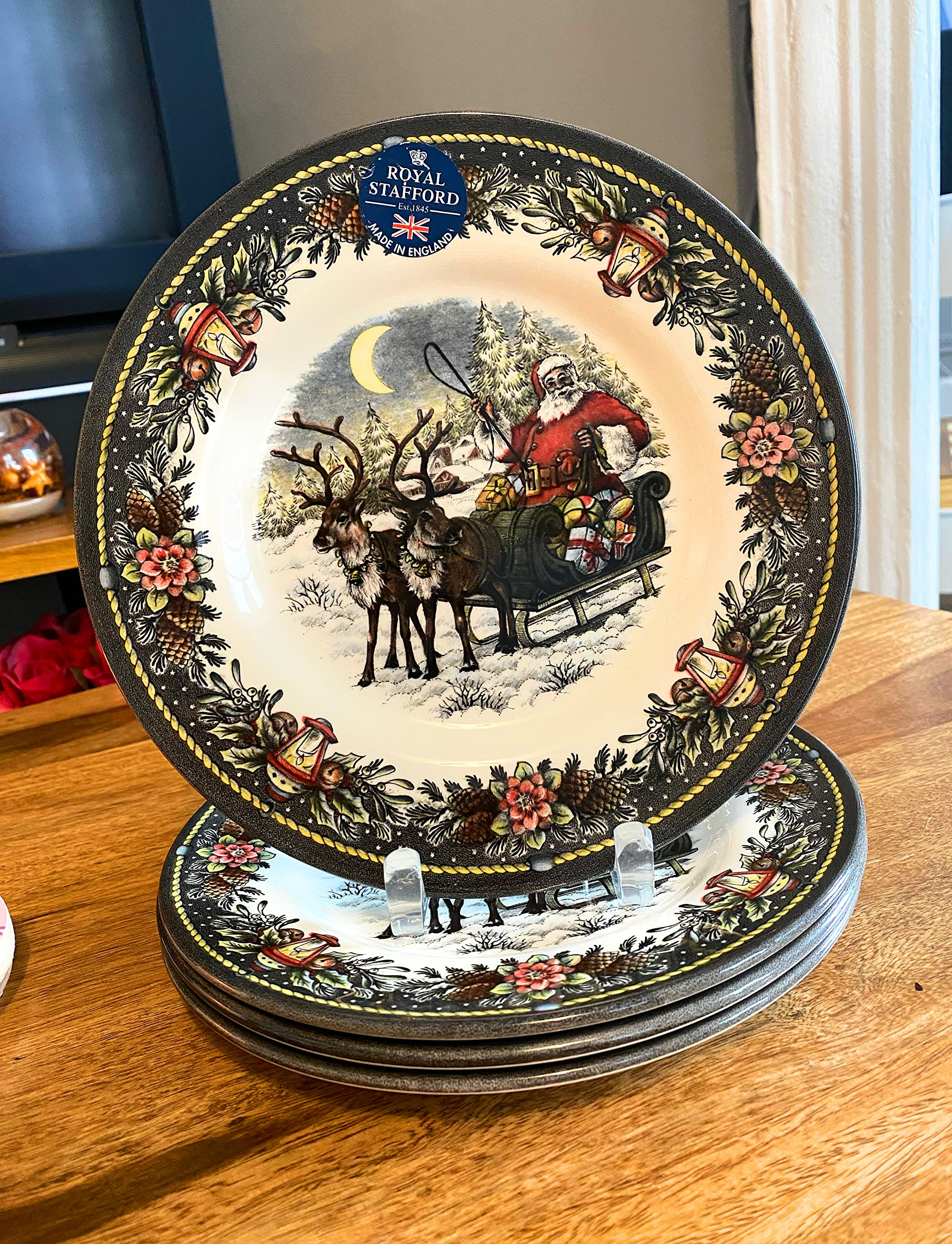 Amazon.co.jp: Royal Stafford サンタのそり クリスマス食器