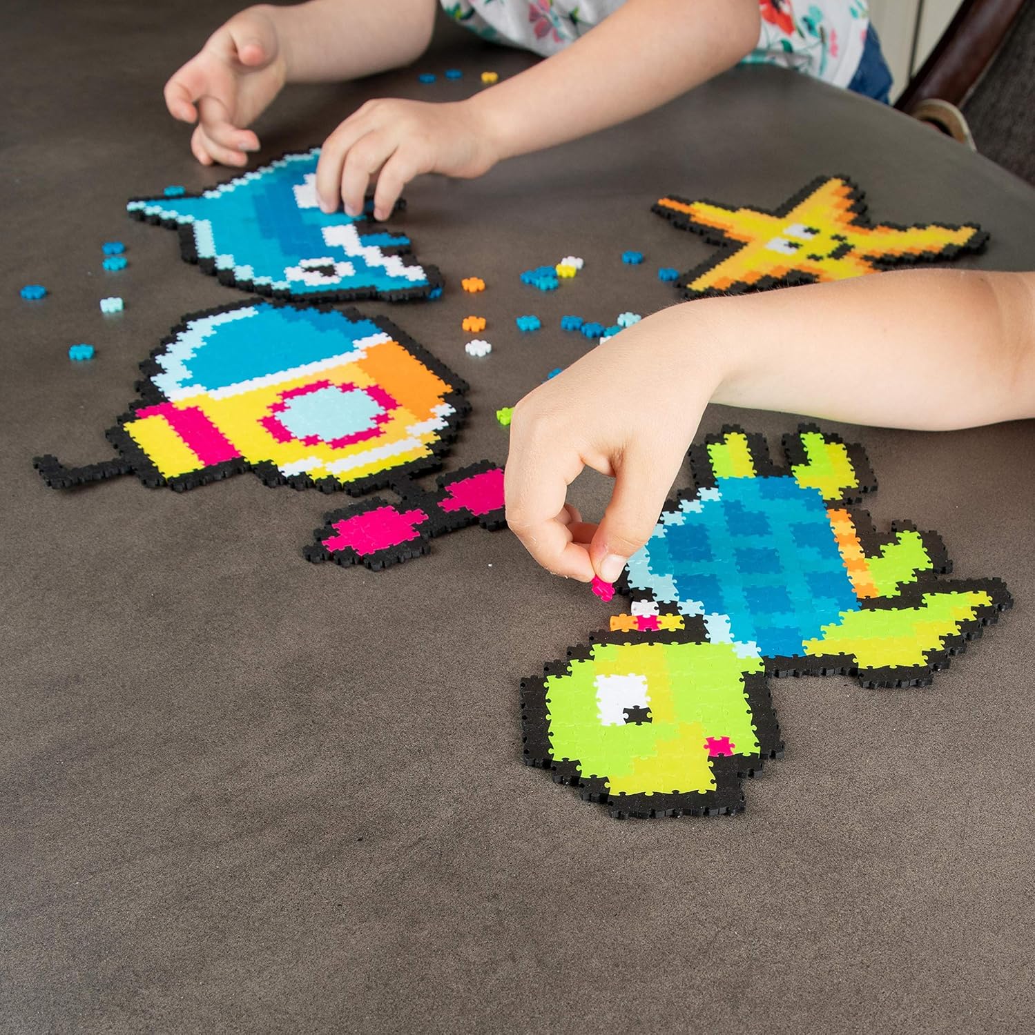 Jixelz 1500 Piece Set Under The Sea Pixelated Puzzle Art for Children, Suitable for Boys & Girls Aged 6 Years and Above