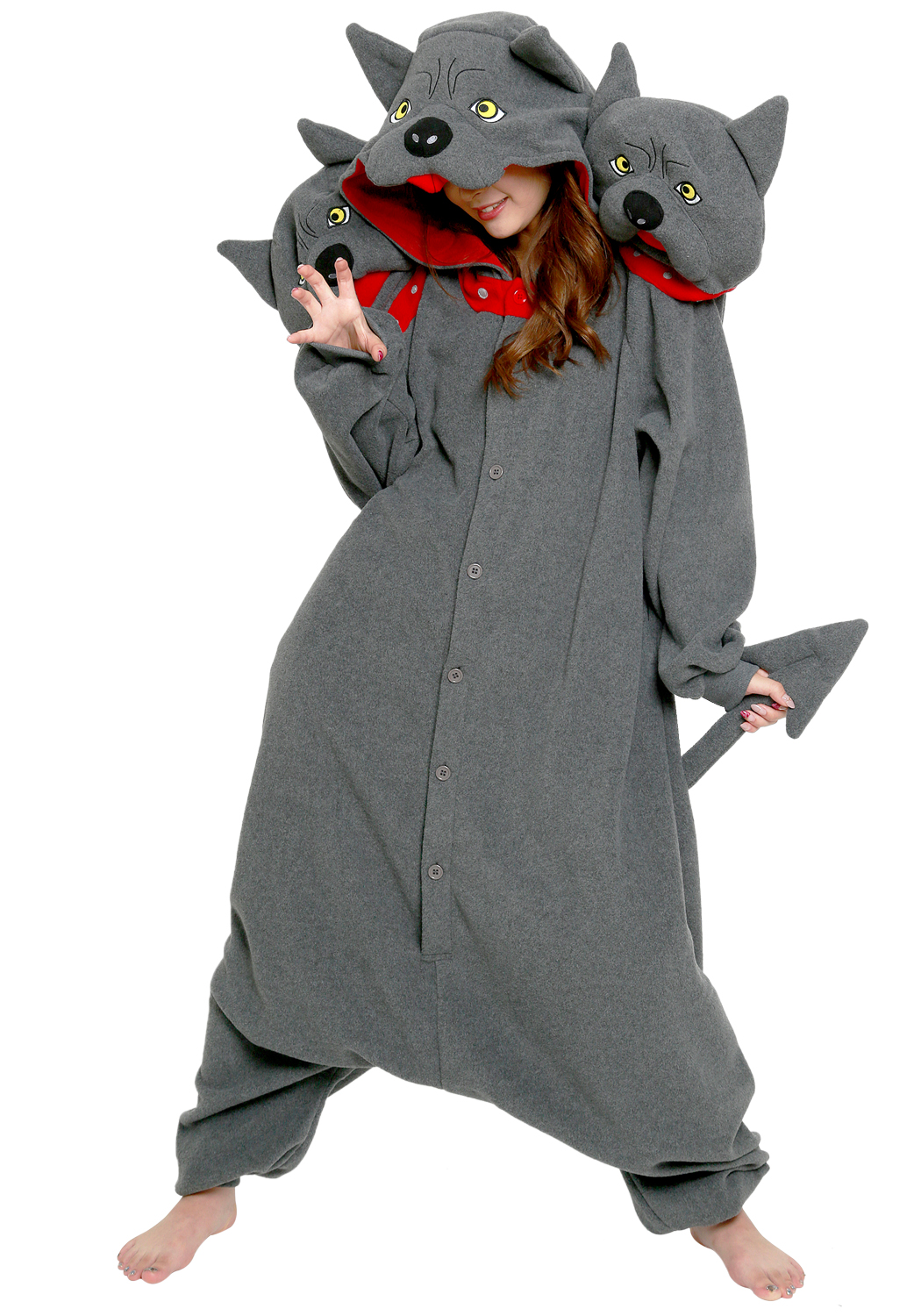 Amazon.com: SAZAC Cerberus Kigurumi - Onesie Jumpsuit Halloween