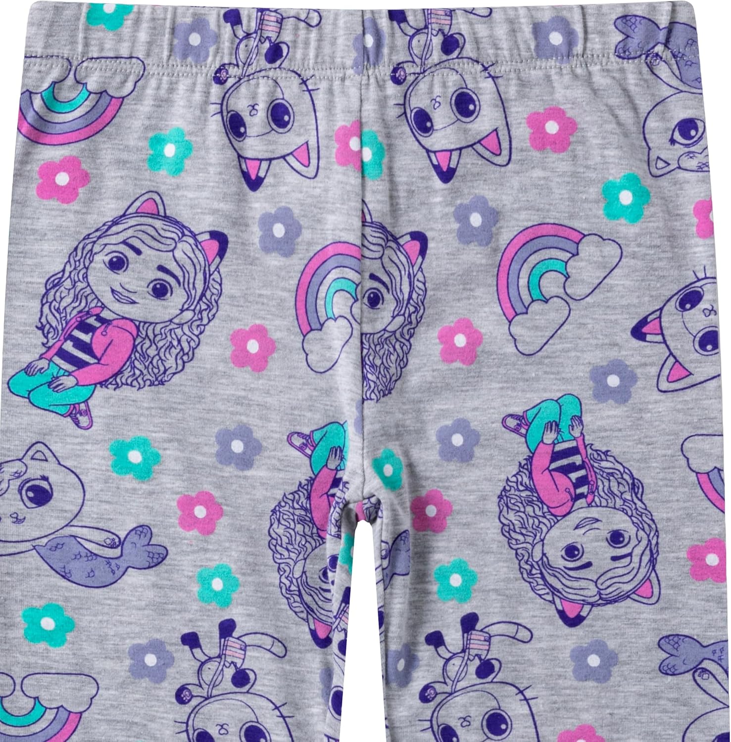 DREAMWORKS GABBY'S DOLLHOUSE Girls Short Sleeve T-Shirt and Legging Pants Set for Toddlers to Big Kids - Image 6