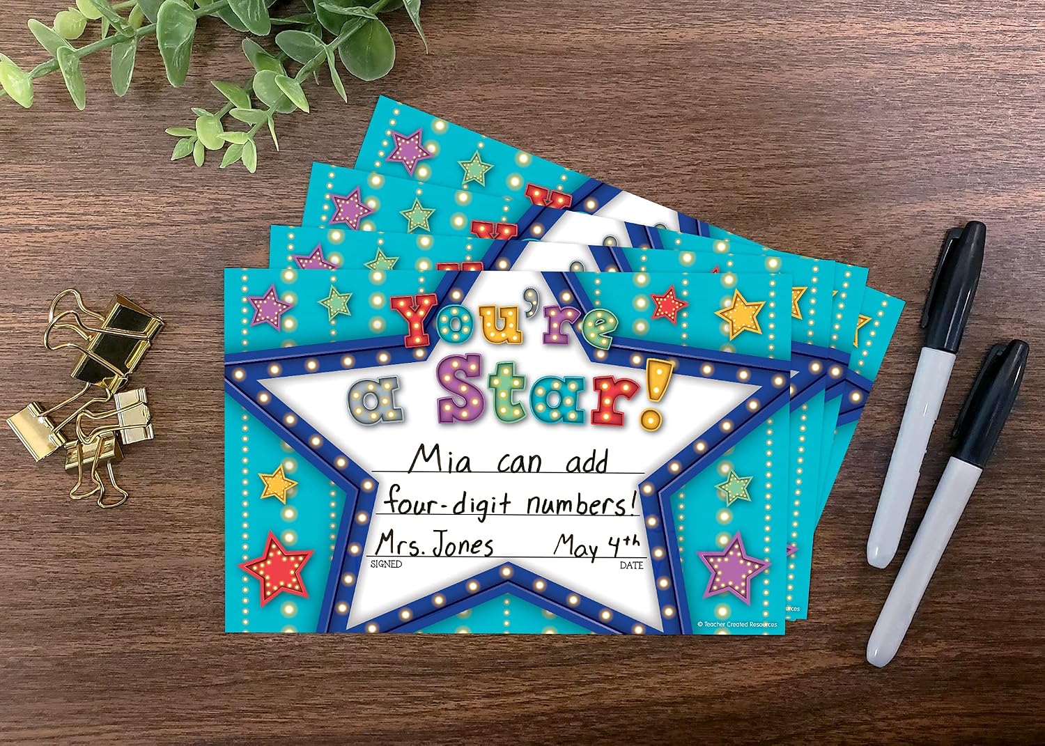Teacher Created Resources (5485) Marquee You're a Star Awards